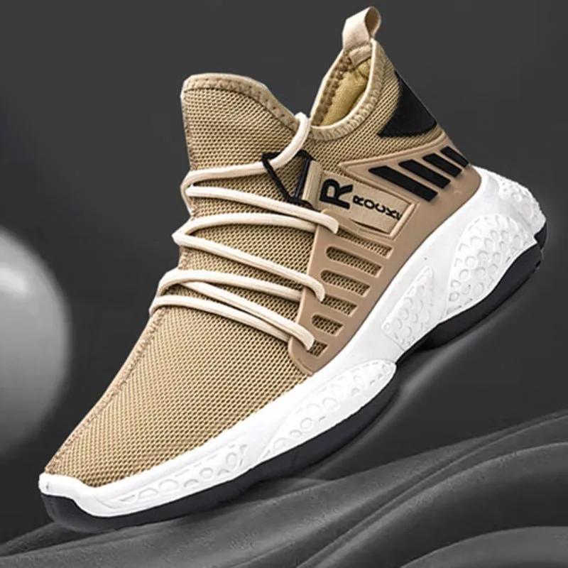 Men Sneakers Breathable Mesh Sports Shoes - Semoor Make Me Fit