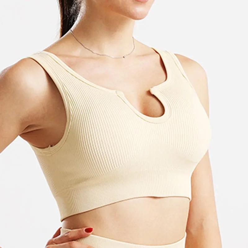 Seamless Knitted Exercise And Fitness Yoga Vest - Semoor Make Me Fit