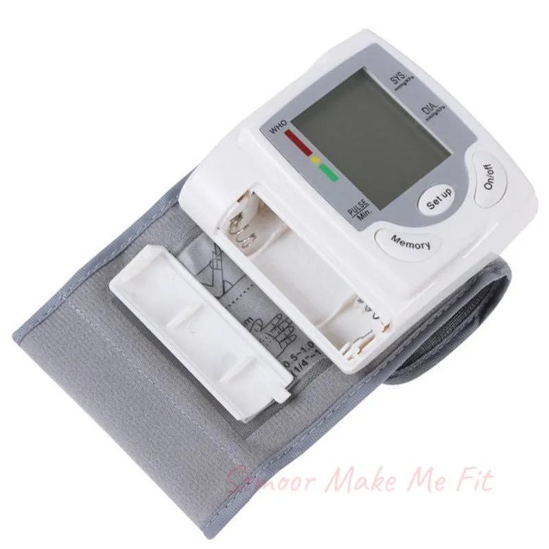 Wrist Blood Pressure Monitor, Fully Automatic Blood Pressure Measuring Device, Electronic Blood Pressure Monitor, Blood Pressure Measuring Device For Elderly People To Measure Hypertension - Semoor Make Me Fit