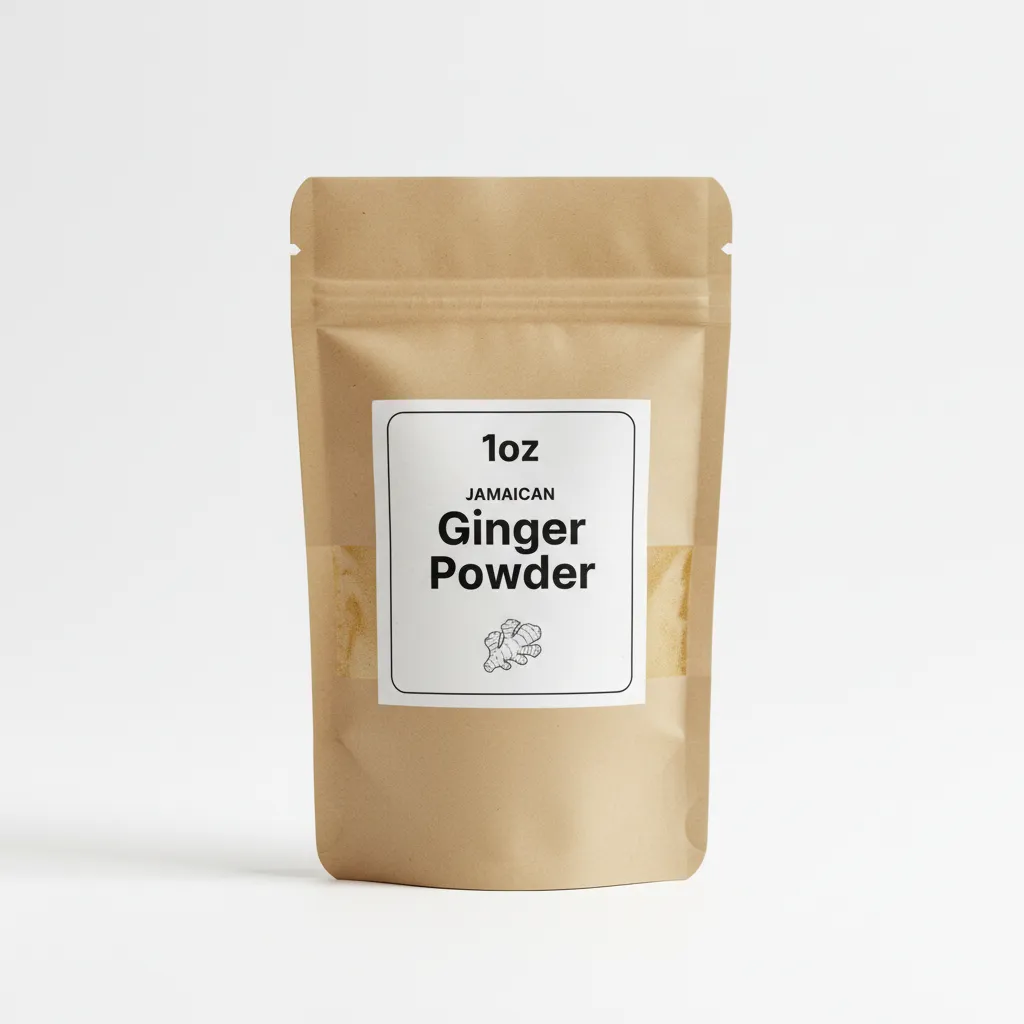 1oz Jamaican Ginger Powder in paper bag