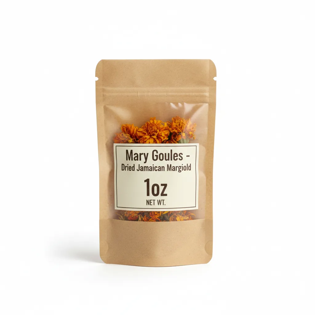 1oz Jamaican Marigold in paper bag