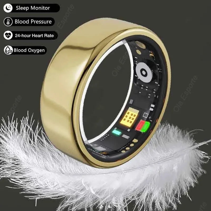 2024 New For Samsung Galaxy Ring Heart Rate Blood Oxygen Monitoring Rings Multi Sport Modes IP68 Waterproof Smart Ring Men Women - Semoor Make Me Fit