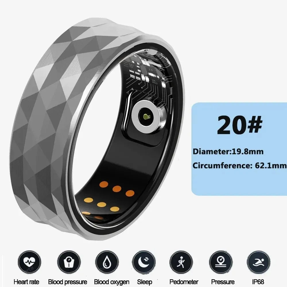 5ATM Waterproof Smart Fitness Ring - Track Health - Semoor Make Me Fit