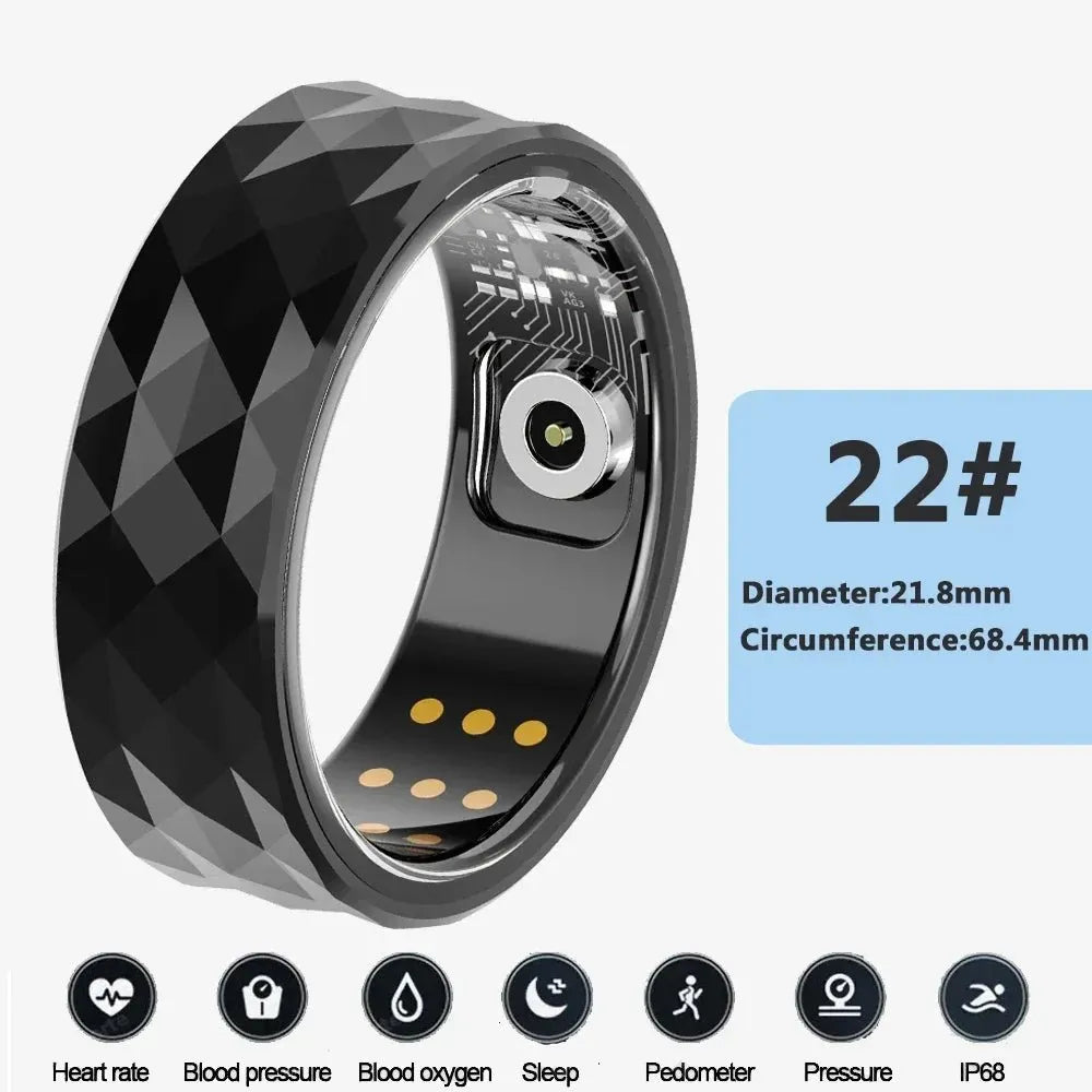 5ATM Waterproof Smart Fitness Ring - Track Health - Semoor Make Me Fit