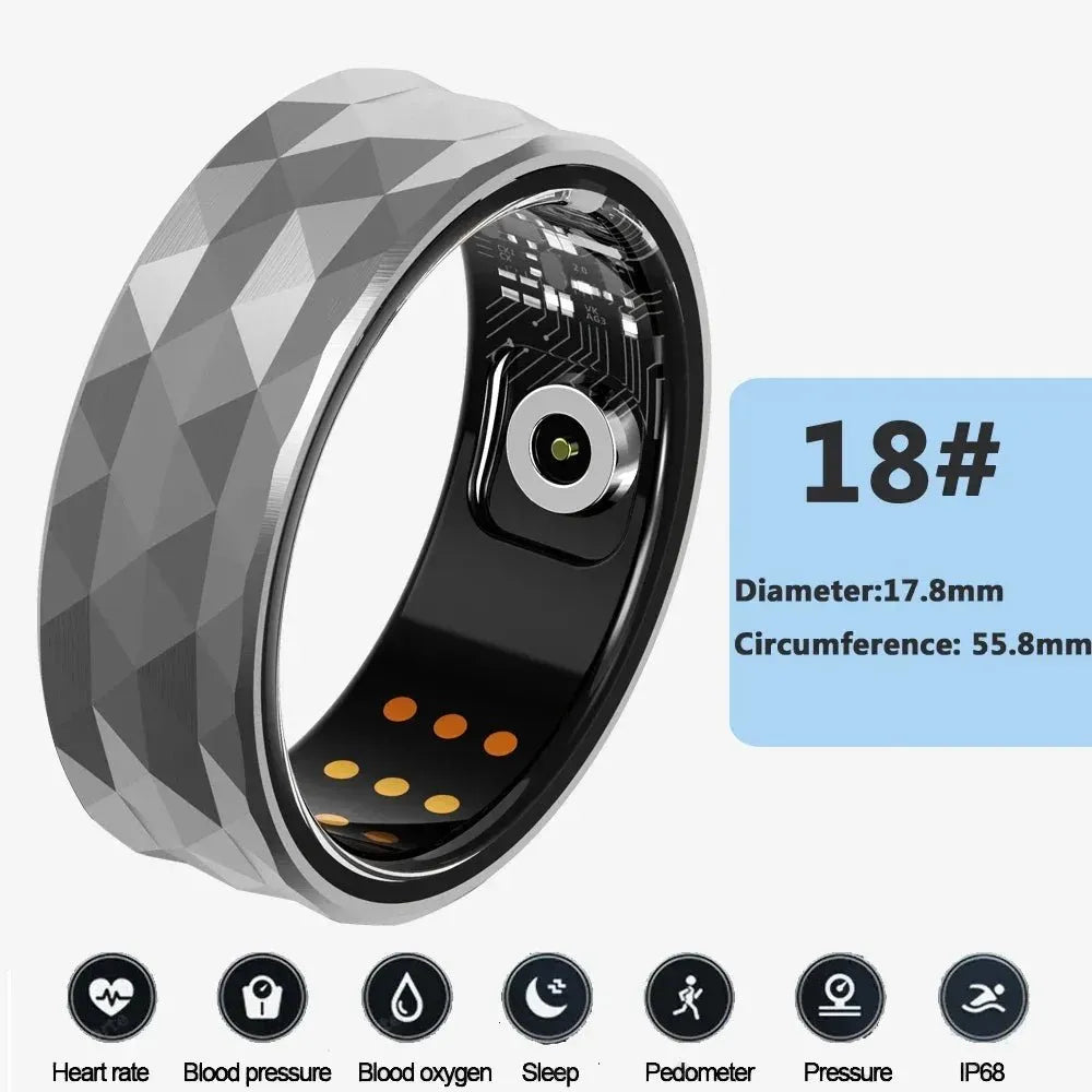 5ATM Waterproof Smart Fitness Ring - Track Health - Semoor Make Me Fit