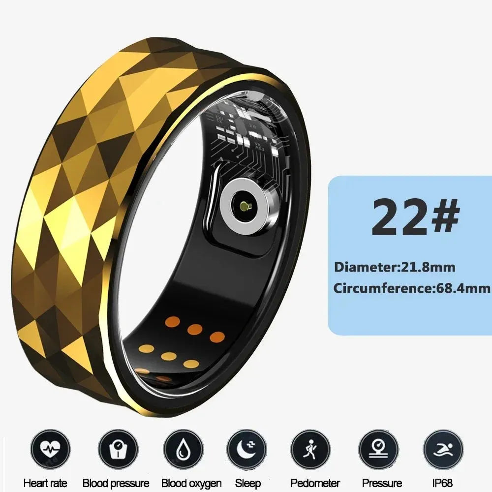 5ATM Waterproof Smart Fitness Ring - Track Health - Semoor Make Me Fit