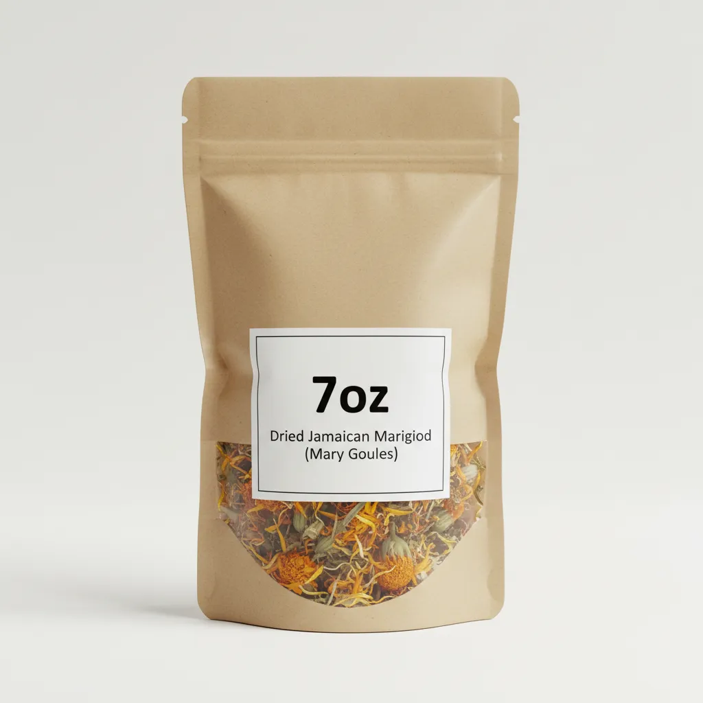 7oz Jamaican Marigold in paper bag