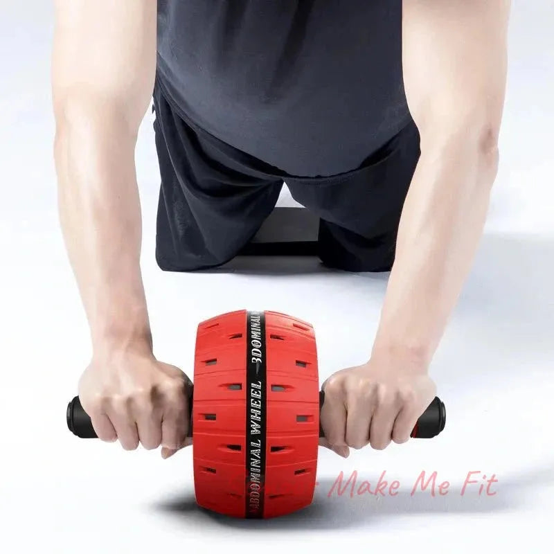 Big Ab Roller for Abs Workout Ab Roller Wheel Exercise Equipment For Core Workout Abdominal Wheel Roller For Home Gym Muscle - Semoor Make Me Fit