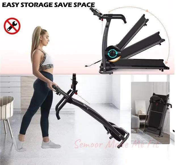Folding Treadmill Electric Running Machine - Semoor Make Me Fit