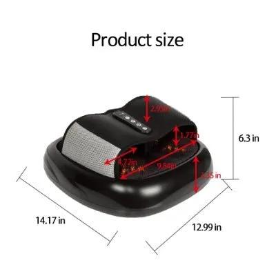 Foot Massager With Heat - Black - Semoor Make Me Fit