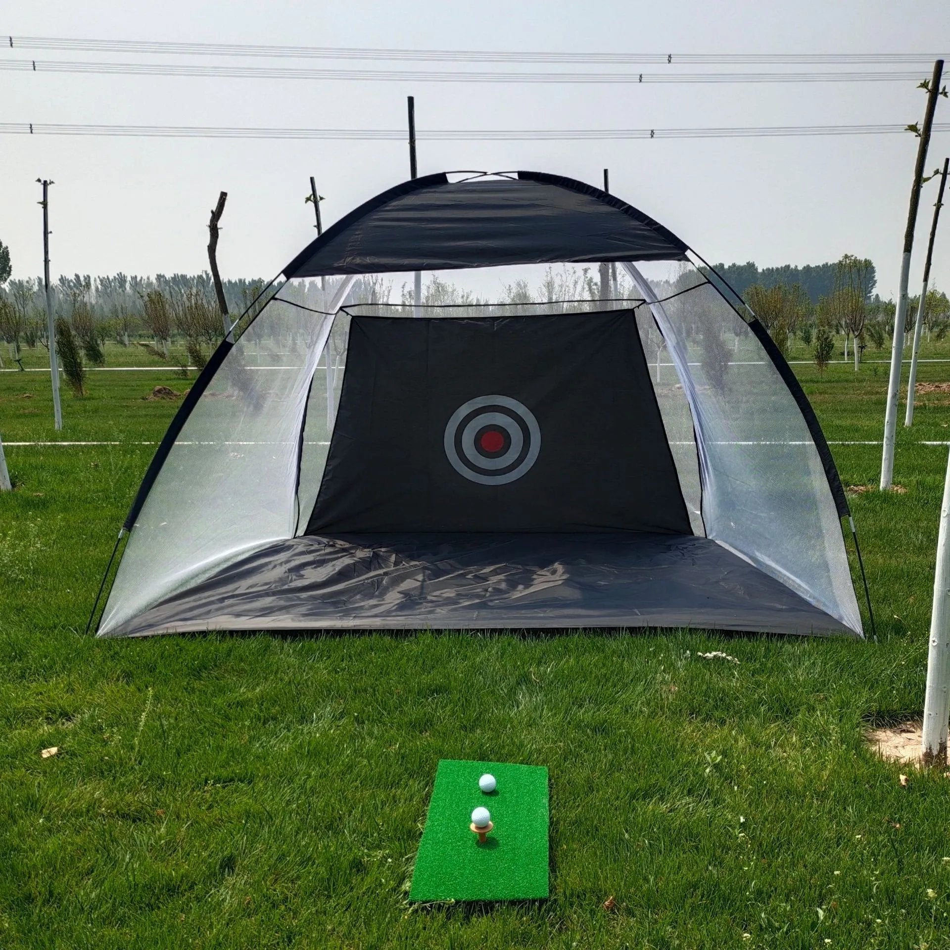 Golf Practice Net Tent, Golf Hitting Cage, Garden Grassland Practice Tent, Golf Training Equipment, Mesh Outdoor. - Semoor Make Me Fit