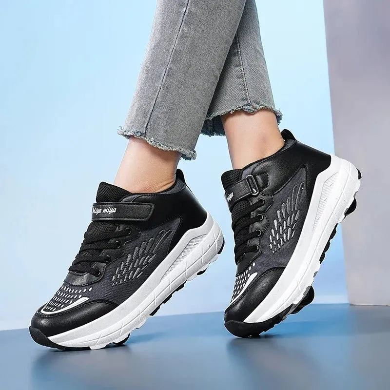 Kids 4 - Wheel Roller Skate Sneakers - Semoor Make Me Fit