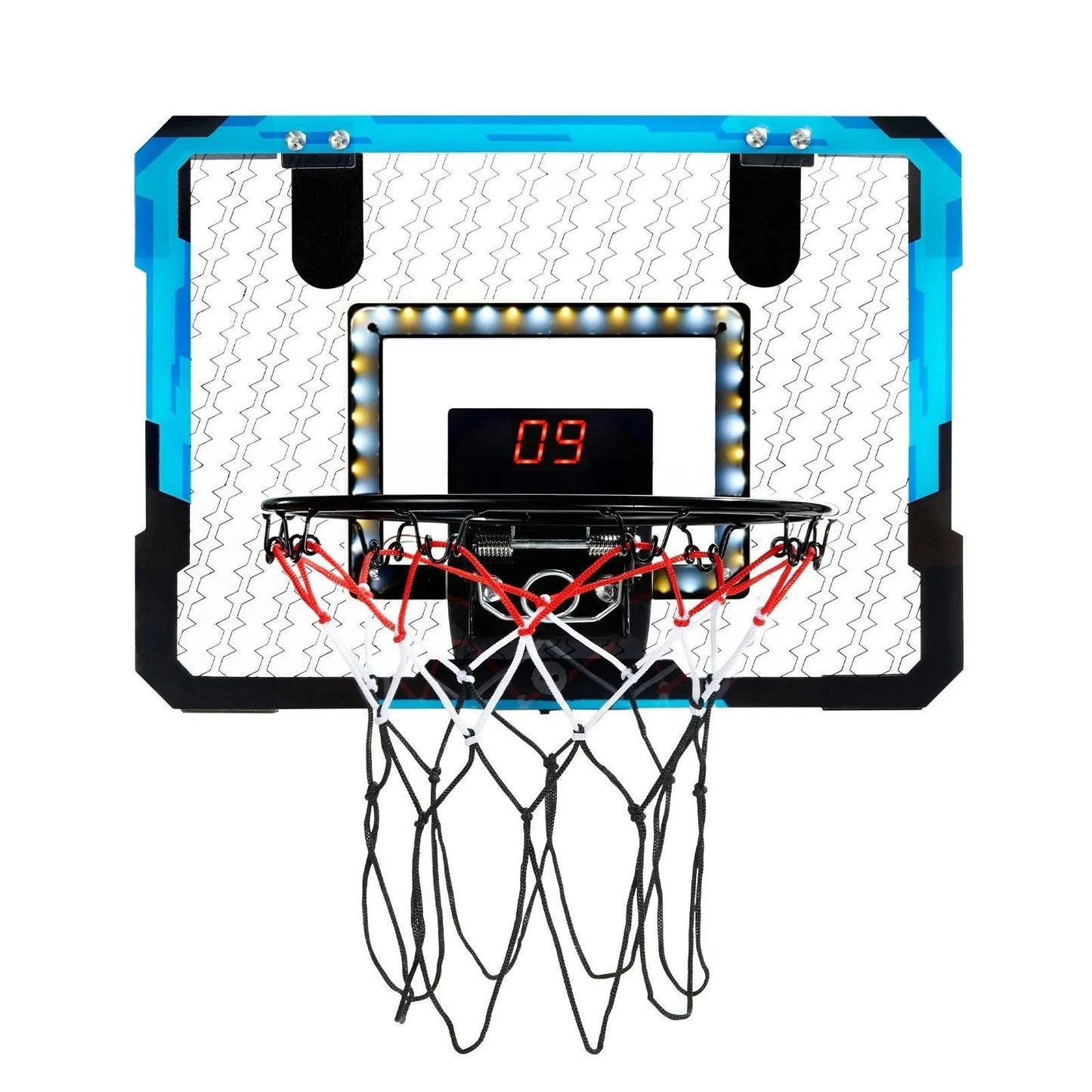 Kids Basketball Hoop With LED Lights & Audio Scoreboard Indoor Basketball Hoop - Semoor Make Me Fit