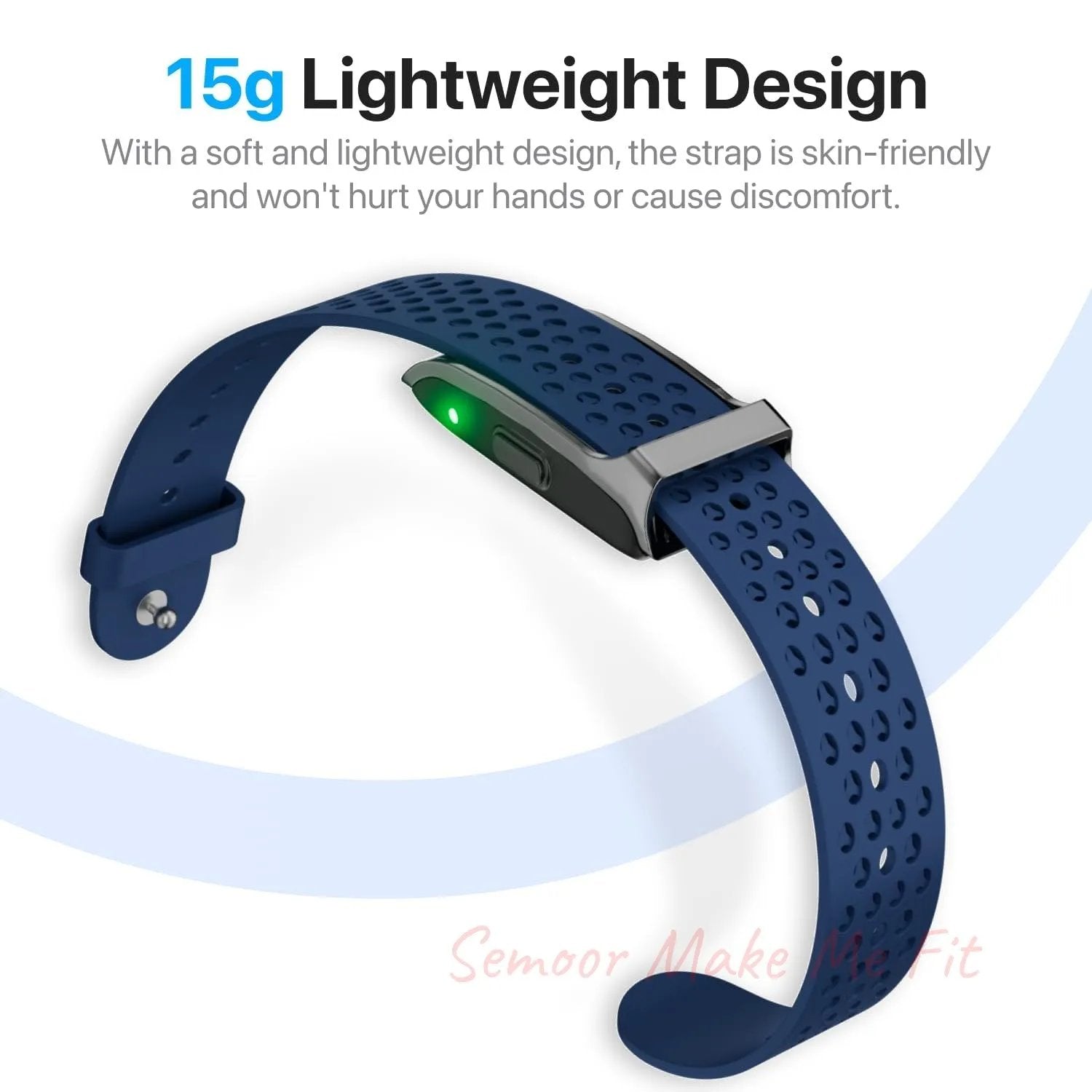 Leafora Smart Health Wristband, Wearable Activity & Fitness Tracker, 120+ Sports Modes, All - Day Continuous Monitoring, Heart Rate Tracking, Improve Sleep, Stress, Wellness, 2 Pack Bands, with Free APP - Semoor Make Me Fit