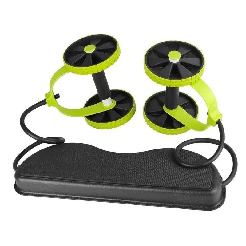 Multi - Functional Ab Wheel Trainer with Resistance Rope - Semoor Make Me Fit