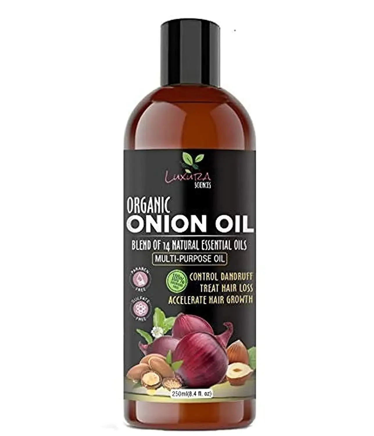 Organic Onion & Essential Oils Hair Elixir | 250ml - Semoor Make Me Fit