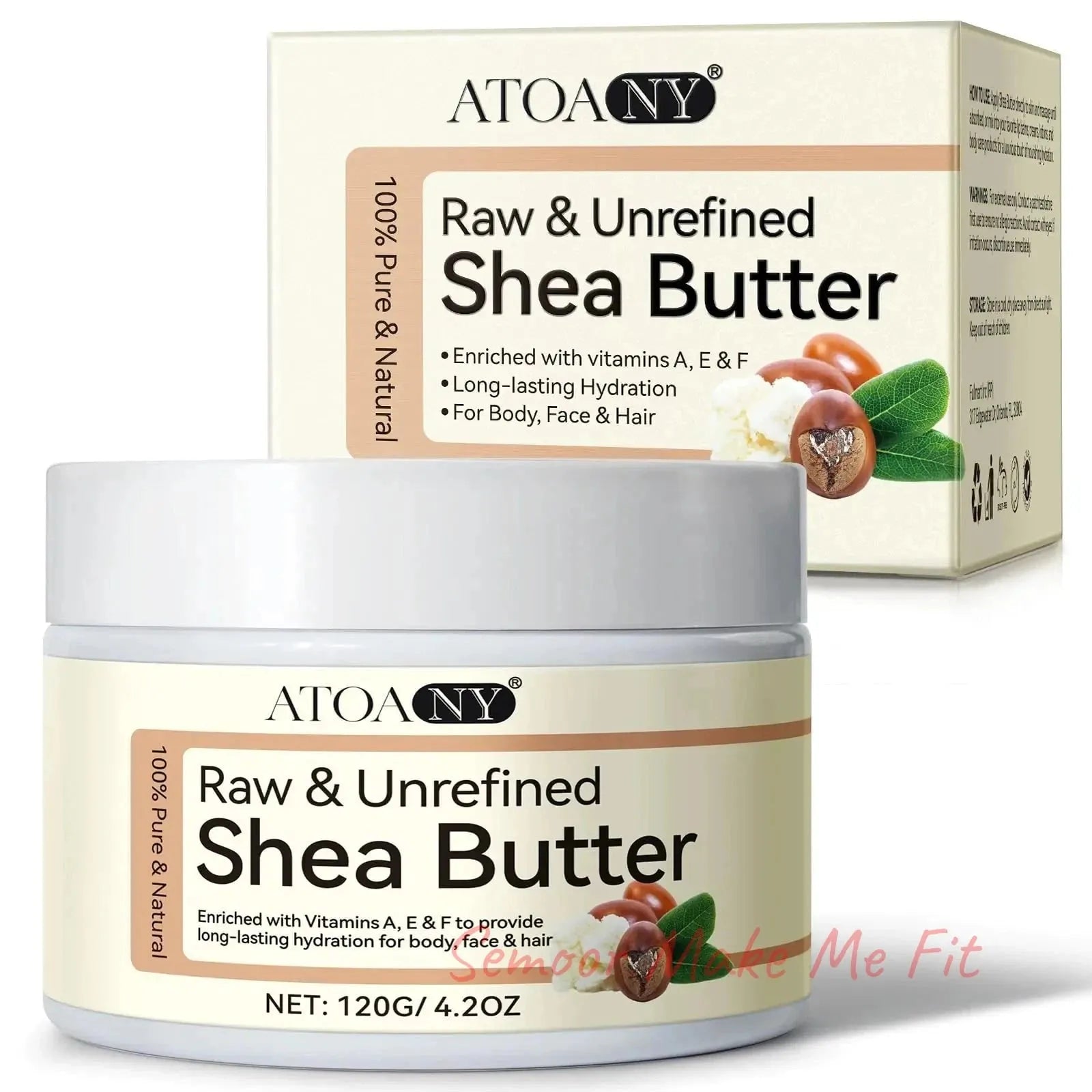 Pure Shea Moisturizer for Skin & Hair - Semoor Make Me Fit