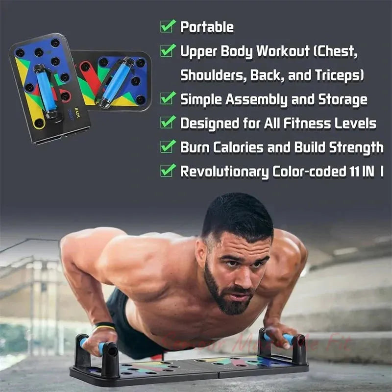 Push Up Rack Board: Home Fitness Equipment for ABS Training and Muscle Building - Semoor Make Me Fit