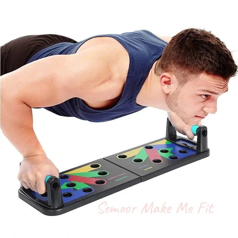 Push Up Rack Board: Home Fitness Equipment for ABS Training and Muscle Building - Semoor Make Me Fit