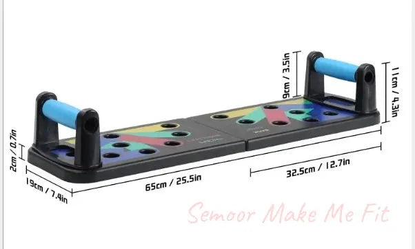 Push Up Rack Board: Home Fitness Equipment for ABS Training and Muscle Building - Semoor Make Me Fit