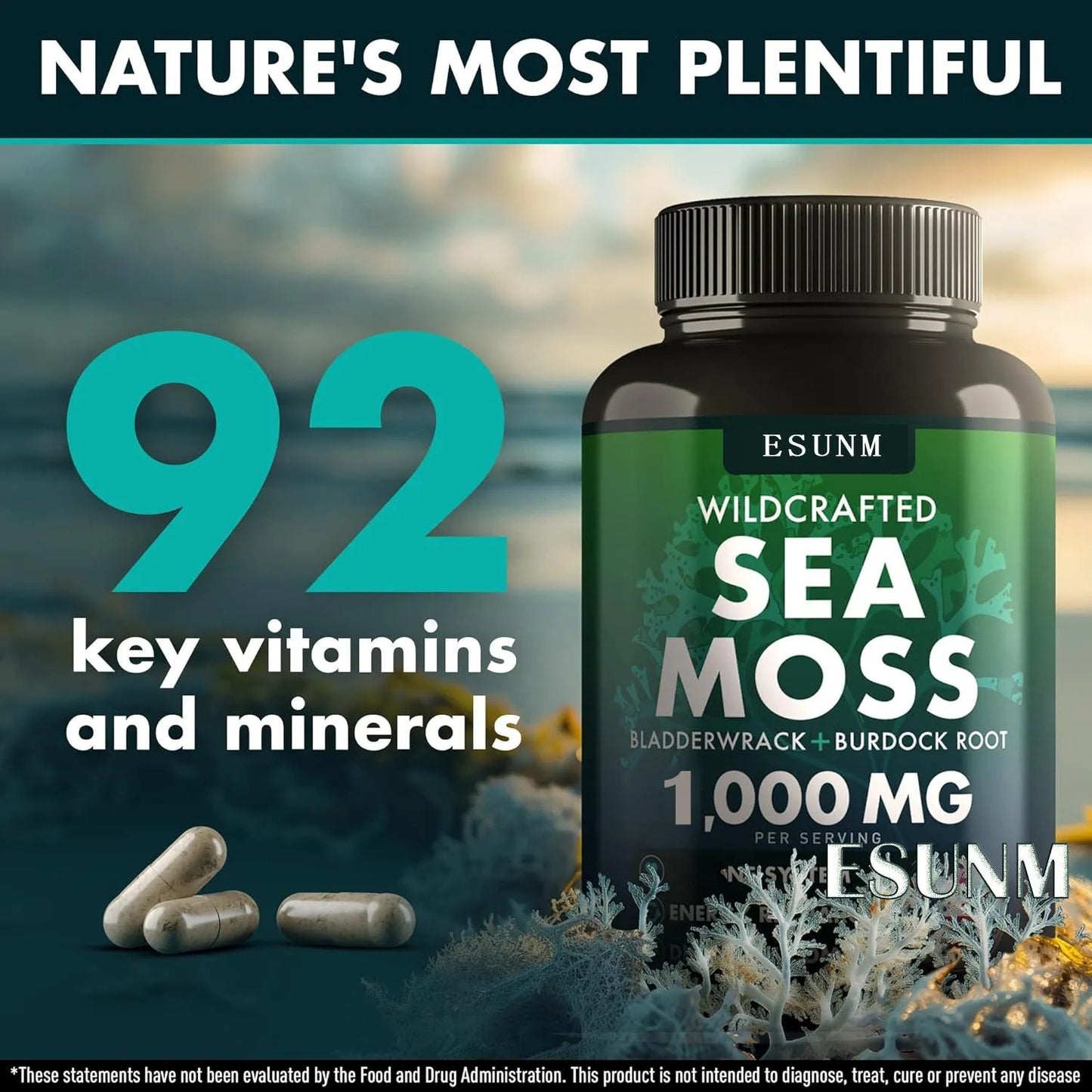 Seaweed Compound Vitamin Capsules - Semoor Make Me Fit