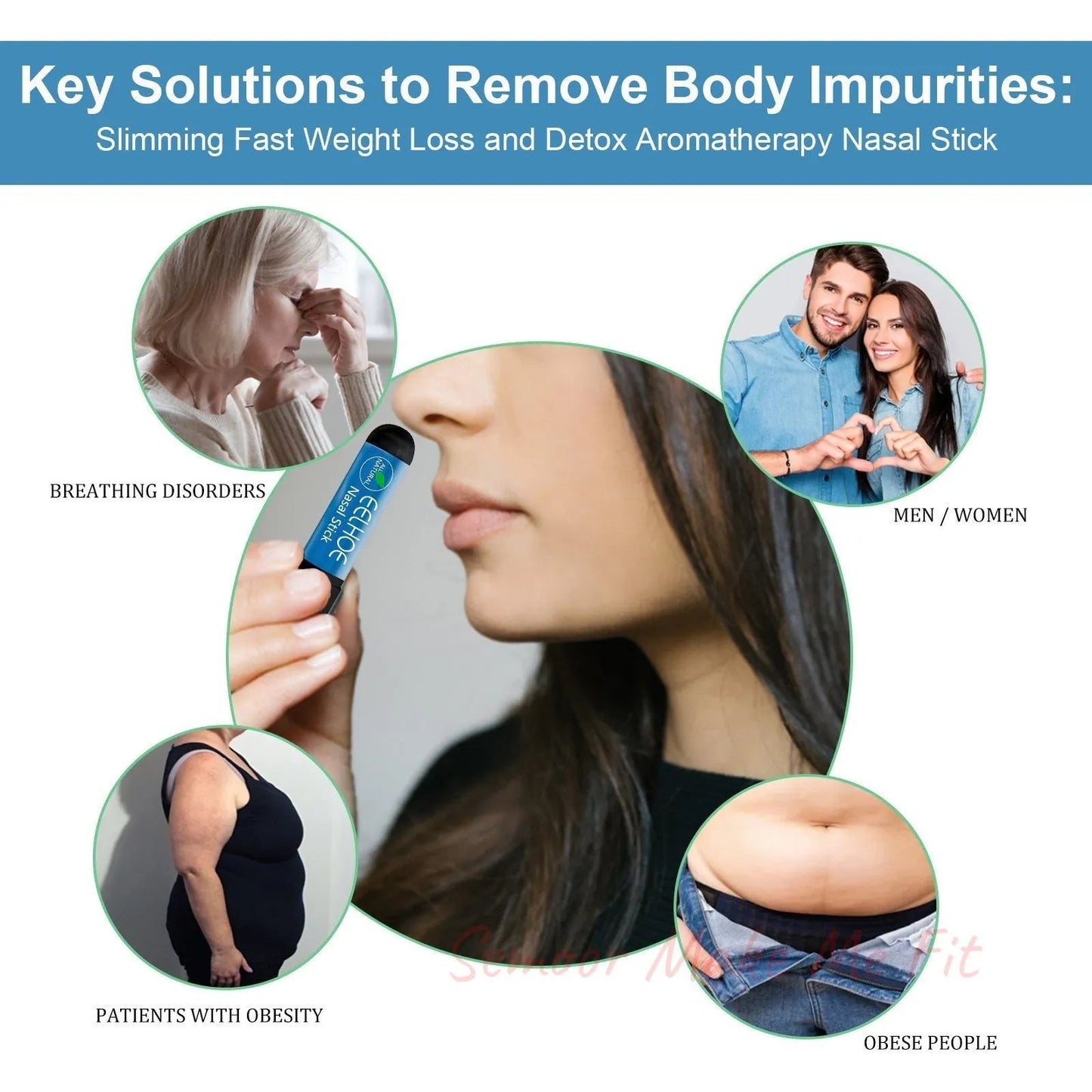 Slimming Nose Tube For Cooling Refreshing And Shaping The Body - Semoor Make Me Fit