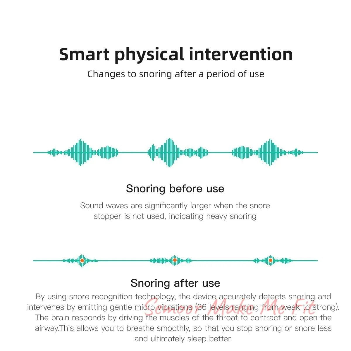 Smart Earset Anti Snoring Device - Semoor Make Me Fit