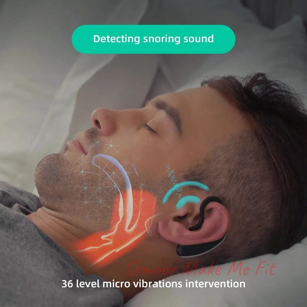 Smart Earset Anti Snoring Device - Semoor Make Me Fit