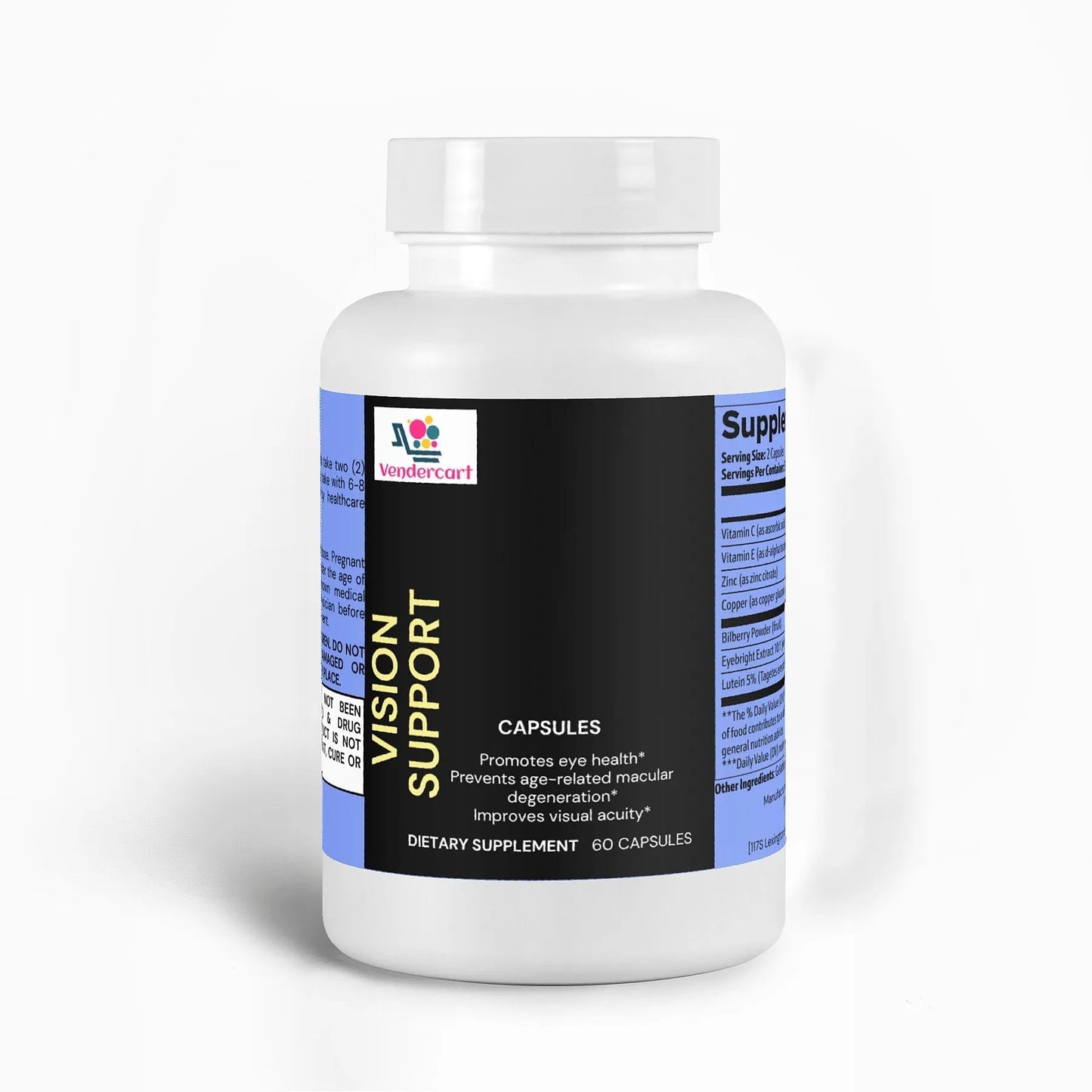 Vendercart Vision Support Supplement Eye Health, Visual Clarity, And Night Vision Boost - Semoor Make Me Fit