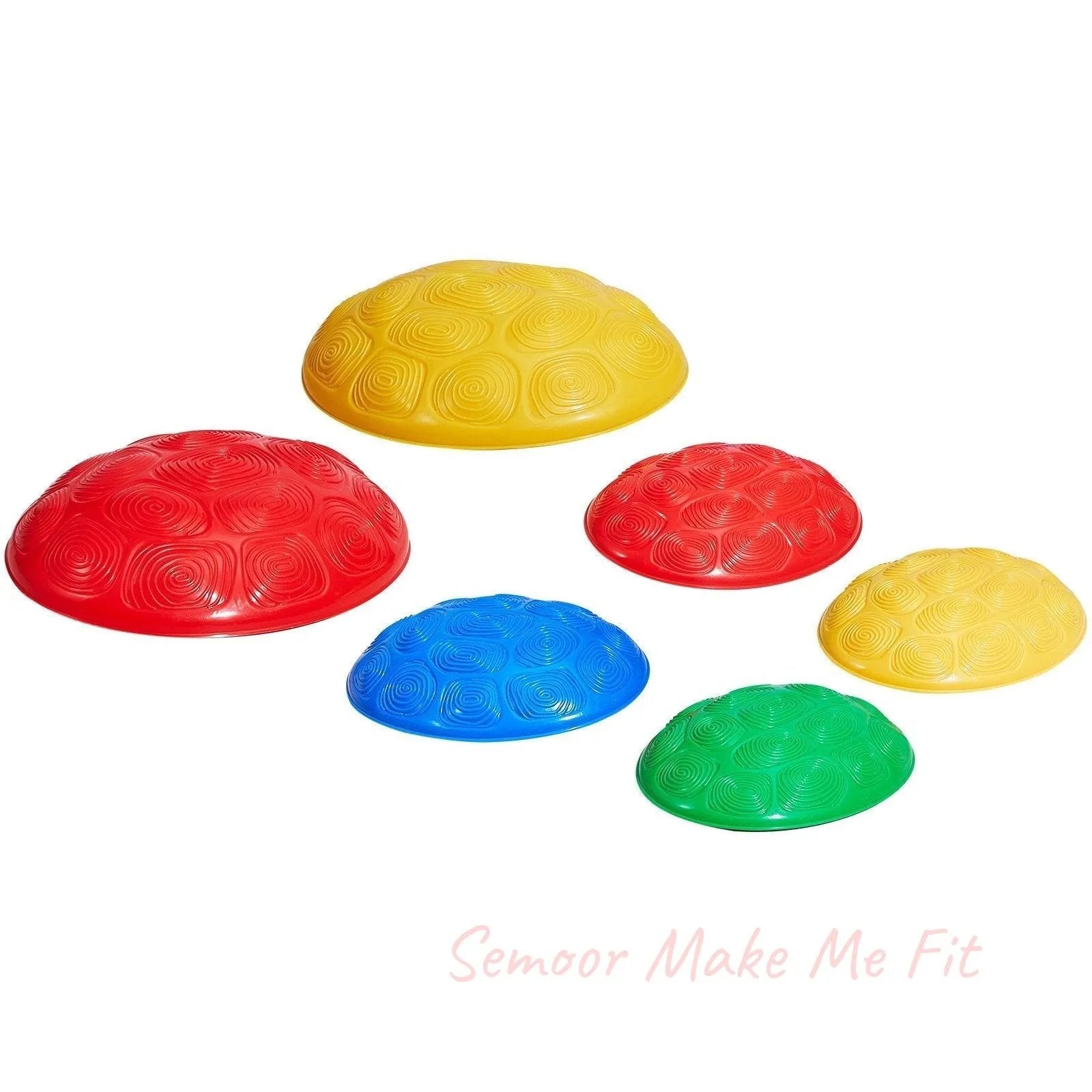 VEVOR Kids Balance Stepping Stones Sensory Obstacle Course 6 PCS Outdoor Indoor - Semoor Make Me Fit