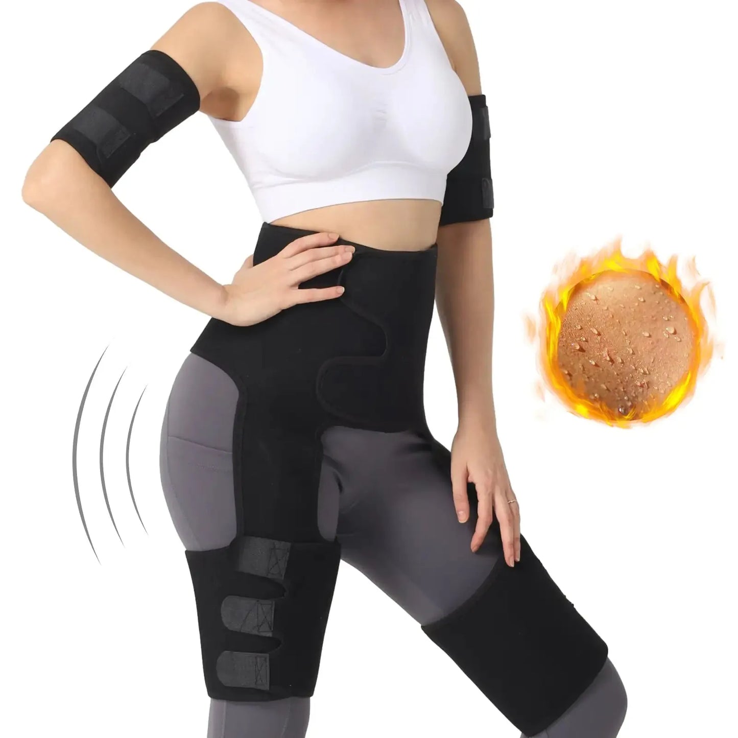 Waist Belt, Arm Belt, Thigh Belt, Fitness Belt, Fitness Belt, Shaping Waist Training, Sports And Fitness - Semoor Make Me Fit