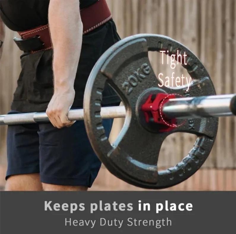 Weight Lifting Barbell Quick Buckle Plate Frame Barbell Buckle - Semoor Make Me Fit