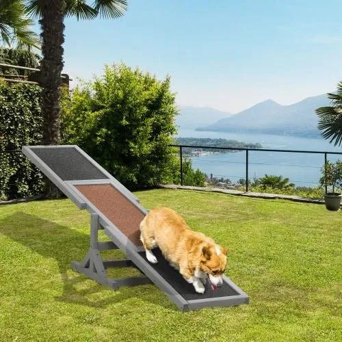 Wooden Dog Agile Seesaw For Training And Exercise, Platform Equipment Running Game Toys - Semoor Make Me Fit